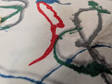 Christian Lacroix Rare Sample Shirt 16 Paint Splattered Cotton