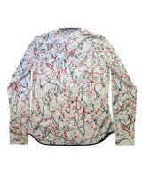 Christian Lacroix Rare Sample Shirt 16 Paint Splattered Cotton