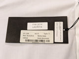 Christian Lacroix Rare Sample Shirt 16 White/Ink Back Cotton