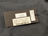 Christian Lacroix Rare Sample Shirt 16 Charcoal Microcheck Fly Front Cotton