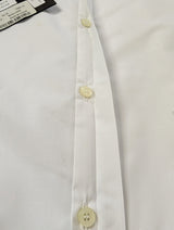 Christian Lacroix Rare Sample Shirt 16 White Fly Front Cotton