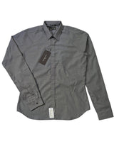 Christian Lacroix Rare Sample Shirt 16 Grey Check Unique Sleeved Cotton