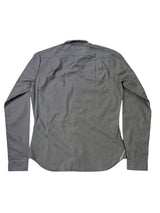 Christian Lacroix Rare Sample Shirt 16 Grey Check Unique Sleeved Cotton
