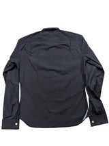 Christian Lacroix Rare Sample Shirt 16 Black Formal French Cuffs Cotton