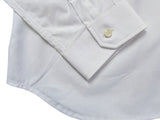 Christian Lacroix Rare Sample Shirt 16 White Formal Two-faced French Cuffs Cotton