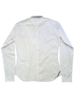 Christian Lacroix Rare Sample Shirt 16 White Formal Two-faced French Cuffs Cotton