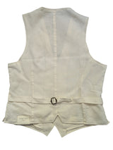LBM 1911 Vest L/52 Cream Pure Linen (Copy)