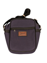 British Millerain Cross Body Bag Blue Waxed Cotton
