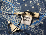 LBM 1911 Scarf Blue Bandana Pattern Modal/Cotton