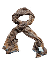 LBM 1911 Scarf Brown Japanese Stars Modal