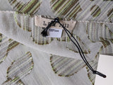 LBM 1911 Scarf Vanilla Green Florals Cotton