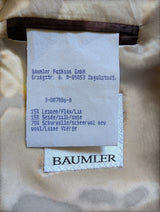 Baumler Loro Piana Blazer 40R Plum Weave Wool/Linen/Silk Tweed