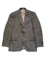 Chester Barrie Sport Coat 40R Oat Grey Herringbone 2-button Wool
