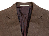 Pal Zileri Sport Coat 38R Brown Birdseye 2-button Wool/Cotton/Cashmere