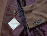 Pal Zileri Sport Coat 38R Brown Birdseye 2-button Wool/Cotton/Cashmere