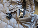 Pal Zileri Lab Padded Gilet L/52 Slim Taupe Grey Nylon