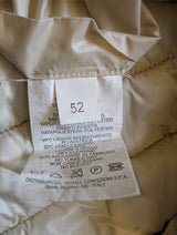 Pal Zileri Lab Padded Gilet L/52 Slim Taupe Grey Nylon