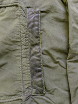 Pal Zileri Lab Motorcycle Jacket Slim M Green Polyester & Leather Trim
