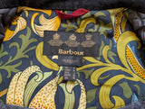 Barbour x William Morris Ladies Coat S/M 6 US Red Utility Waxed Cotton RARE!