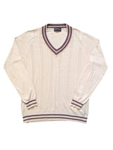 John Smedley Sweater S Oatmeal Cabled Sea Island Cotton