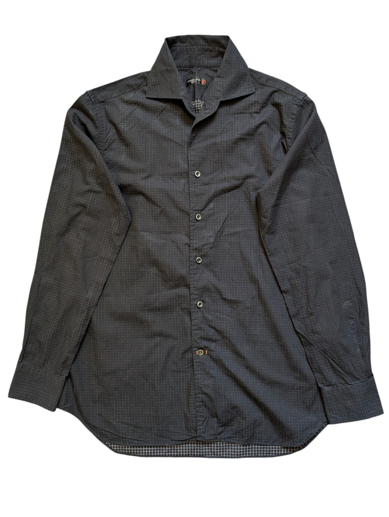 corneliani dress shirts Green cotton blend shirt