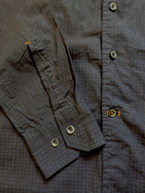 Corneliani Shirt 16/41 Black Cotton One-Piece Collar