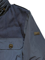 Hackett Field Jacket M Navy Blue Polyester