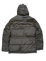 Hackett Down Parka S Metallic Green Nylon