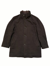 Hugo Boss Car Coat M/L Brown Wool/Cashmere