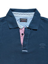 Paul & Shark Polo Shirt S/M Slim Navy Blue Cotton Pique