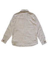 Oscar Jacobson Maverick Overshirt/Jacket L Slim Beige Linen Shacket