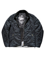 Barbour McQueen Jacket M Dark Midnight Hilson Polyester Special Edition