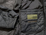 Barbour McQueen Jacket M Dark Midnight Hilson Polyester Special Edition