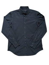 Thom Sweeney Shirt L Navy Blue Cotton