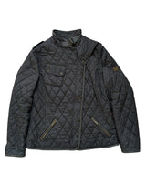 Barbour x Land Rover Range Ladies Jacket 8 US Black Lordenshaw Quilt Polyester