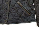 Barbour x Land Rover Range Ladies Jacket 8 US Black Lordenshaw Quilt Polyester