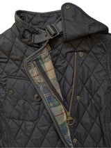 Barbour x Land Rover Range Ladies Jacket 8 US Black Lordenshaw Quilt Polyester