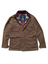 Hackett Rally Field Jacket M Light Brown Waxed England