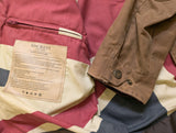 Hackett Rally Field Jacket M Light Brown Waxed England