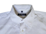 Ben Sherman Shirt M White Cotton/Linen