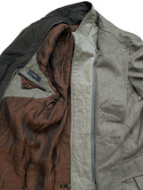 Pal Zileri Sport Coat 41/42R Slim Grey Hybrid ID Wool