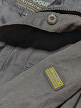 Barbour Coat Boys L Soft Black Waxed Cotton
