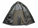Vintage Daks London Tweed Coat 42R Grey/Brown Heavy Wool