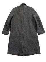 Vintage Daks London Tweed Coat 42R Grey/Brown Heavy Wool