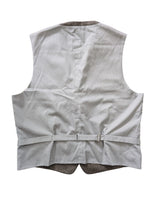 Baumler Waistcoat/Vest XXXL/48R Oatmeal Brown Linen/Wool