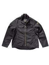 Barbour Biker Jacket Boys L Soft Black Waxed Cotton