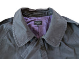 Paul Smith Belted Trench Coat M Soft Black Cotton Twill