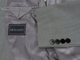 Benjamin Guabello Suit Mid Grey 2-Button Pure Wool