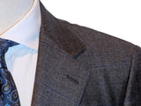 Benjamin Suit Earthy Grey Windowpane VBC Wool