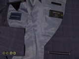 Benjamin Suit Soft Blue Plaid 2-Button REDA Wool